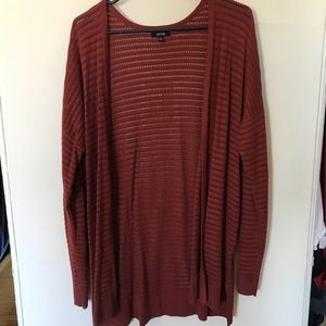Rust Knit Cardigan